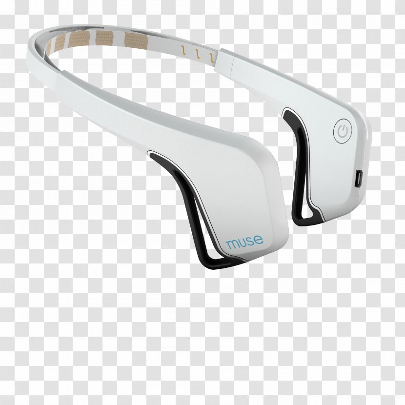 Muse Headband Brain Meditation White - Longevity Transparent PNG