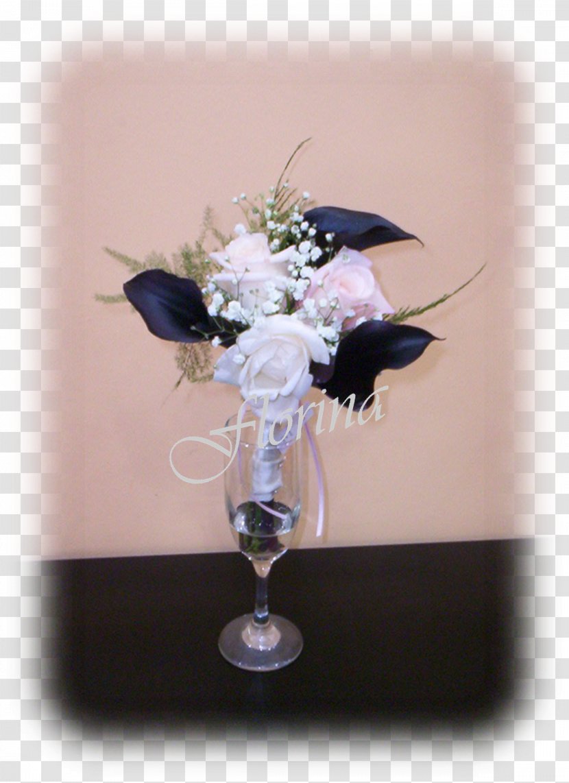 Floral Design Wine Glass Cut Flowers Vase - Plant Transparent PNG