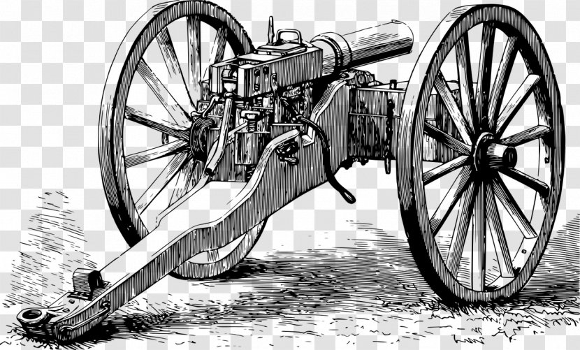 France Machine Gun Mitrailleuse Firearm Weapon - Watercolor Transparent PNG