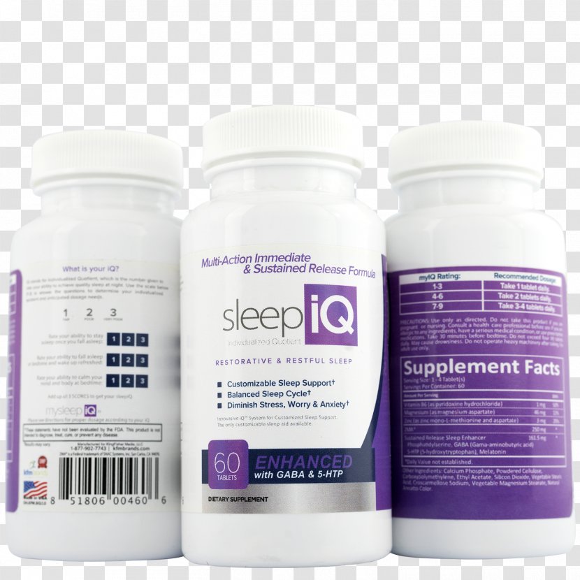 High IQ Society Melatonin Sleep Dietary Supplement Transparent PNG