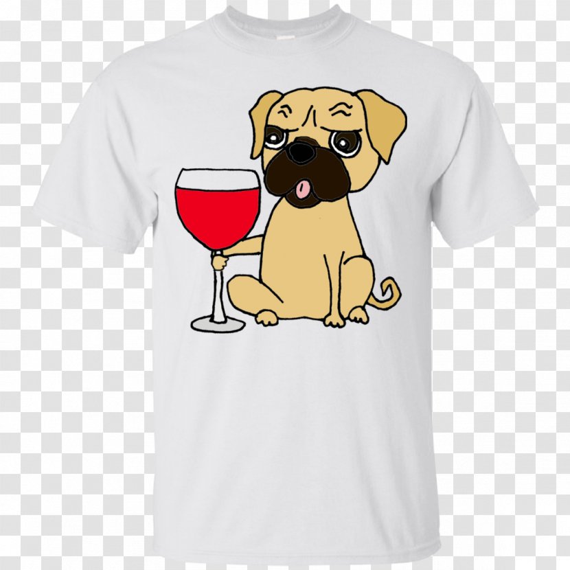 T-shirt Pug Puppy Robe Top - Shirt Transparent PNG