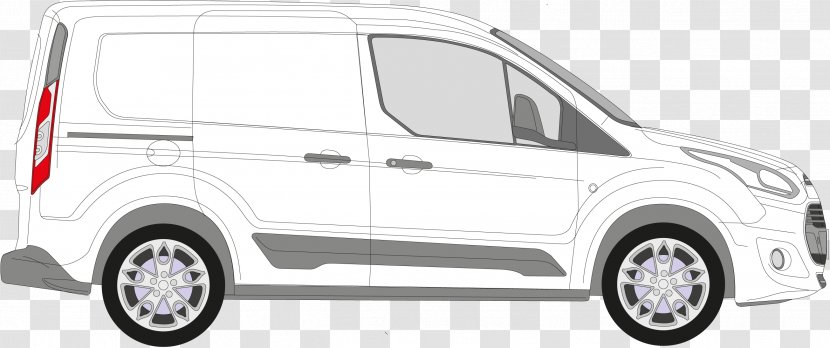Ford Transit Courier 2014 Connect Van Car - Brand Transparent PNG