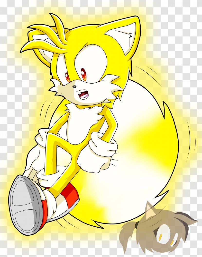 Sonic The Hedgehog 3 & Knuckles Tails Ariciul Chaos - Line Art Transparent PNG