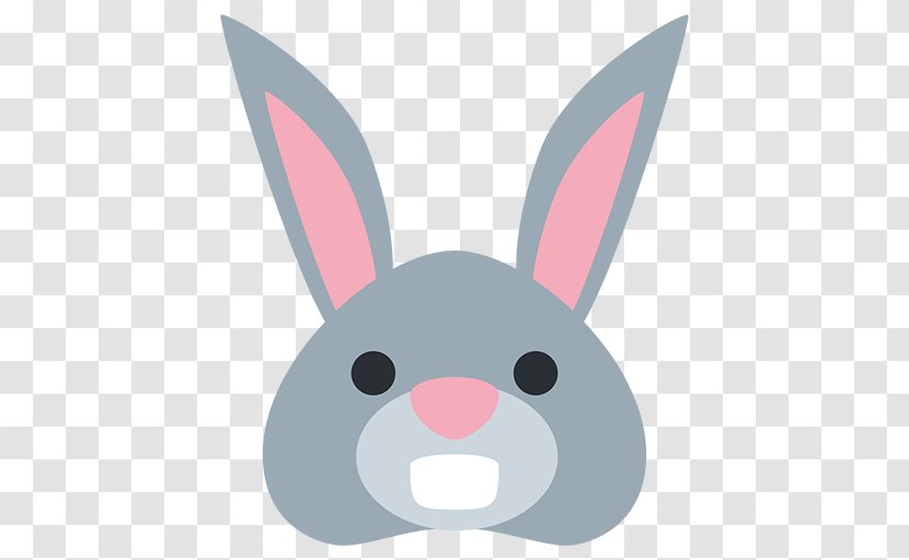 Emoji Rabbit Social Media Sticker - Whatsapp - Ears Transparent PNG