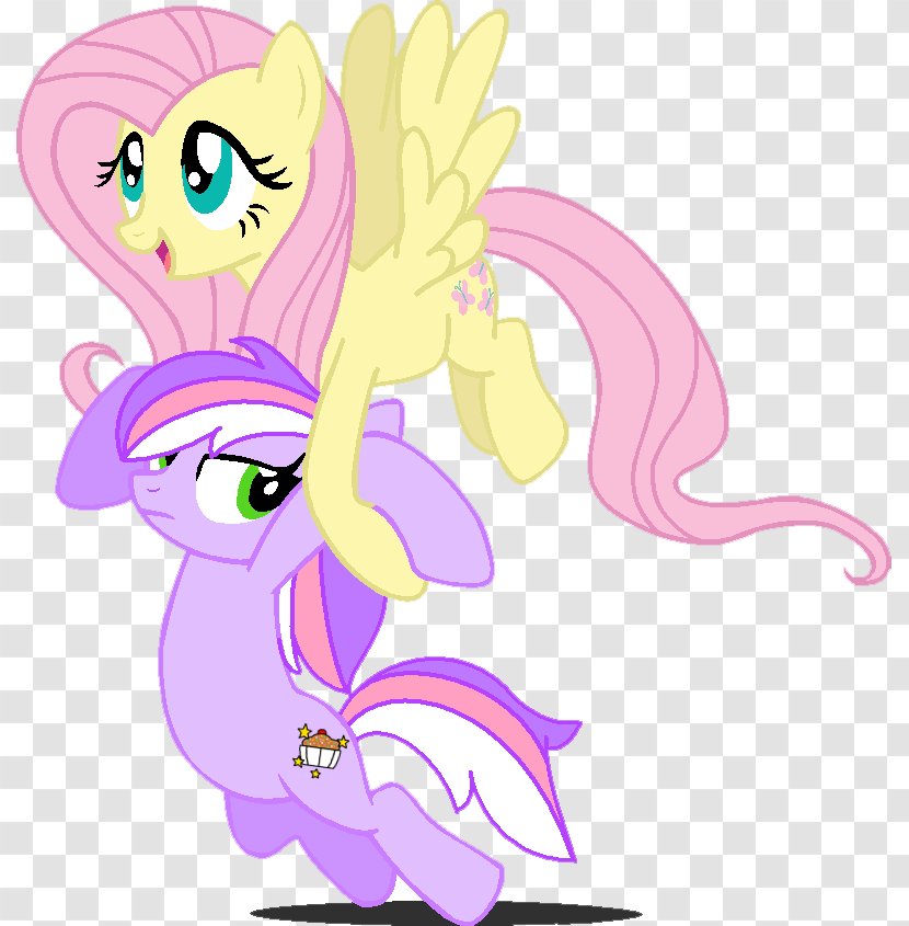 Pony Fluttershy Pinkie Pie Applejack Rainbow Dash - Cartoon - My Little Transparent PNG