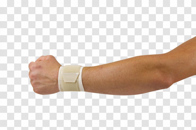 Thumb Hook-and-loop Fastener Wrist Cuff Orthopaedics - Joint - Beige Color Transparent PNG