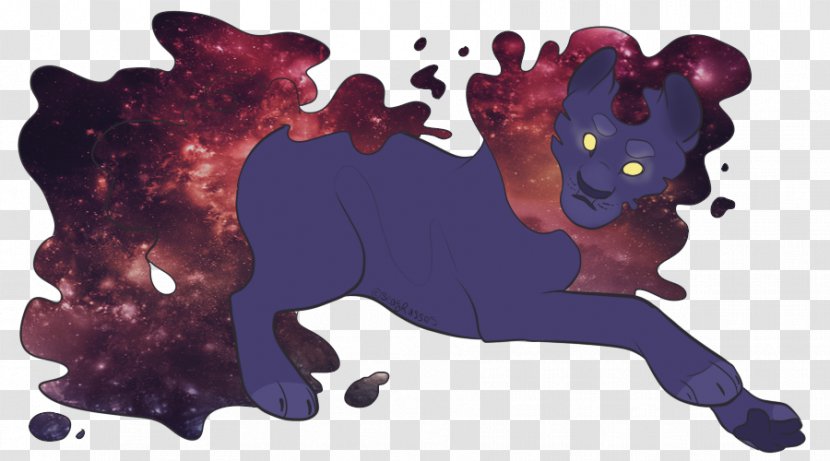 Purple Dog Violet Cobalt Blue Carnivora - Outer Space Transparent PNG