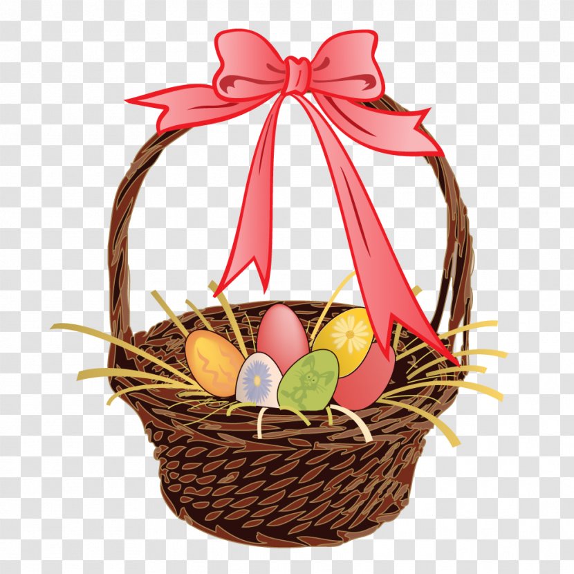Food Gift Baskets Easter Egg Clip Art - Basket Transparent PNG