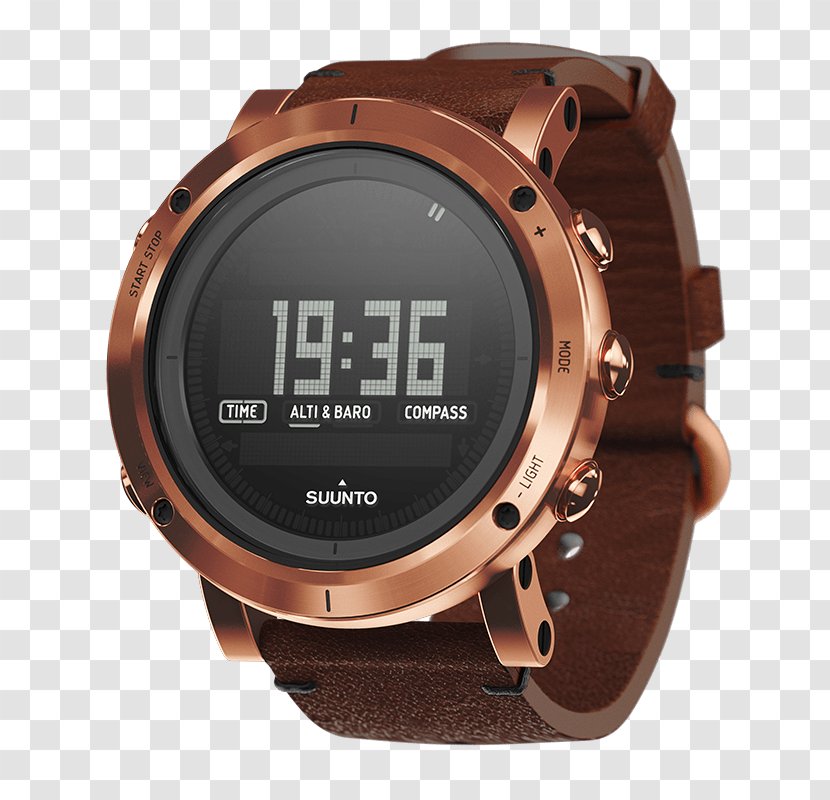 Suunto Essential Outdoor Watch Oy Ceramic Core Classic - Copper Highlights Transparent PNG