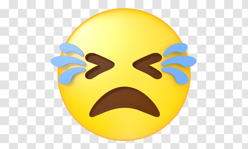 Emoji Sadness Crying Tears Emoticon - Meaning - Sad Transparent PNG