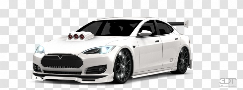 Mid-size Car Tire Motor Vehicle Automotive Design - Tesla Model 3 Transparent PNG