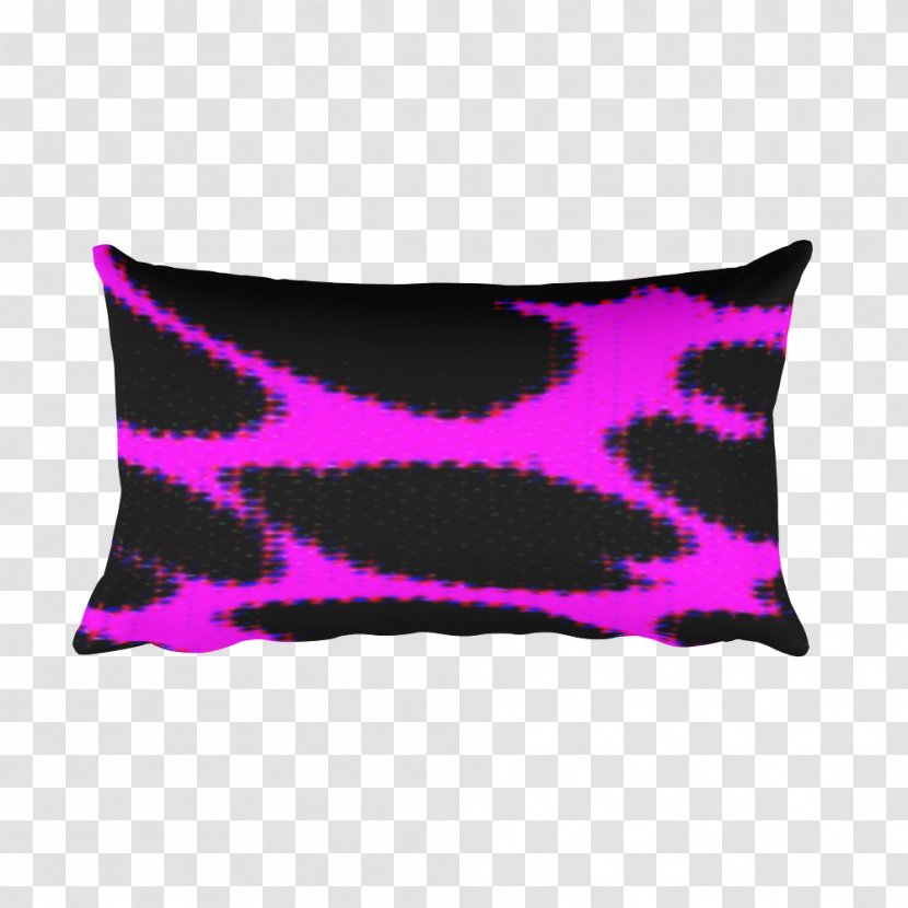 Throw Pillows Cushion Pattern Rectangle Pink M - Fur - Bonanza Illustration Transparent PNG
