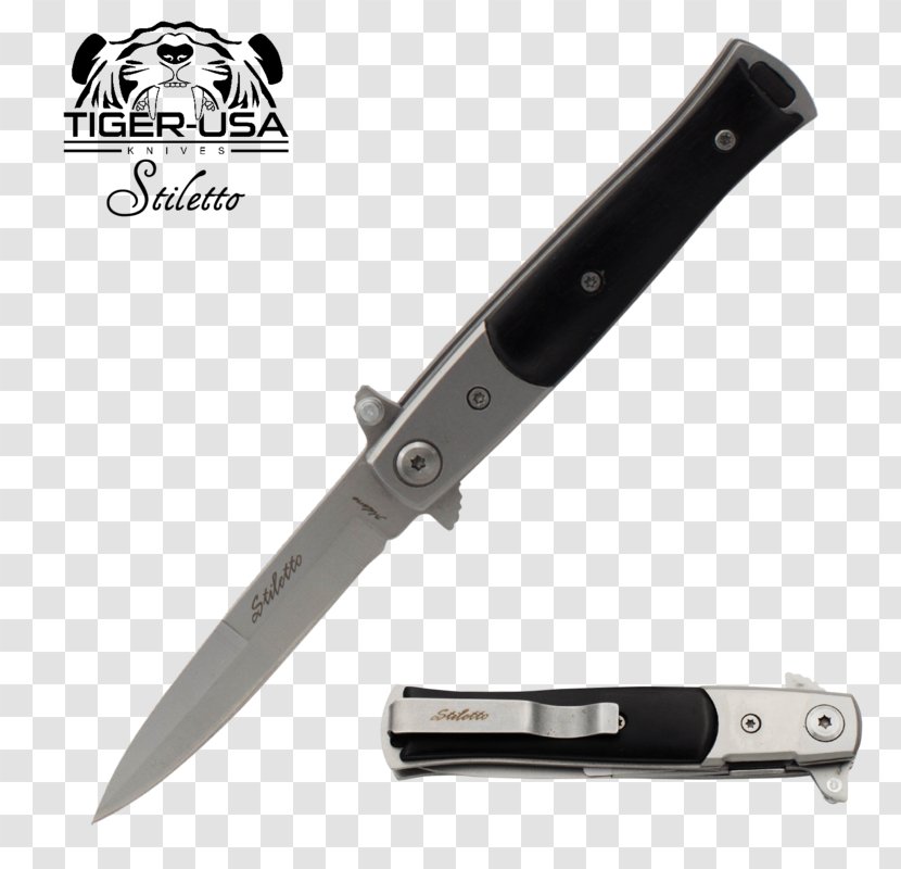 Utility Knives Hunting & Survival Throwing Knife Bowie - Fashion Folding Transparent PNG