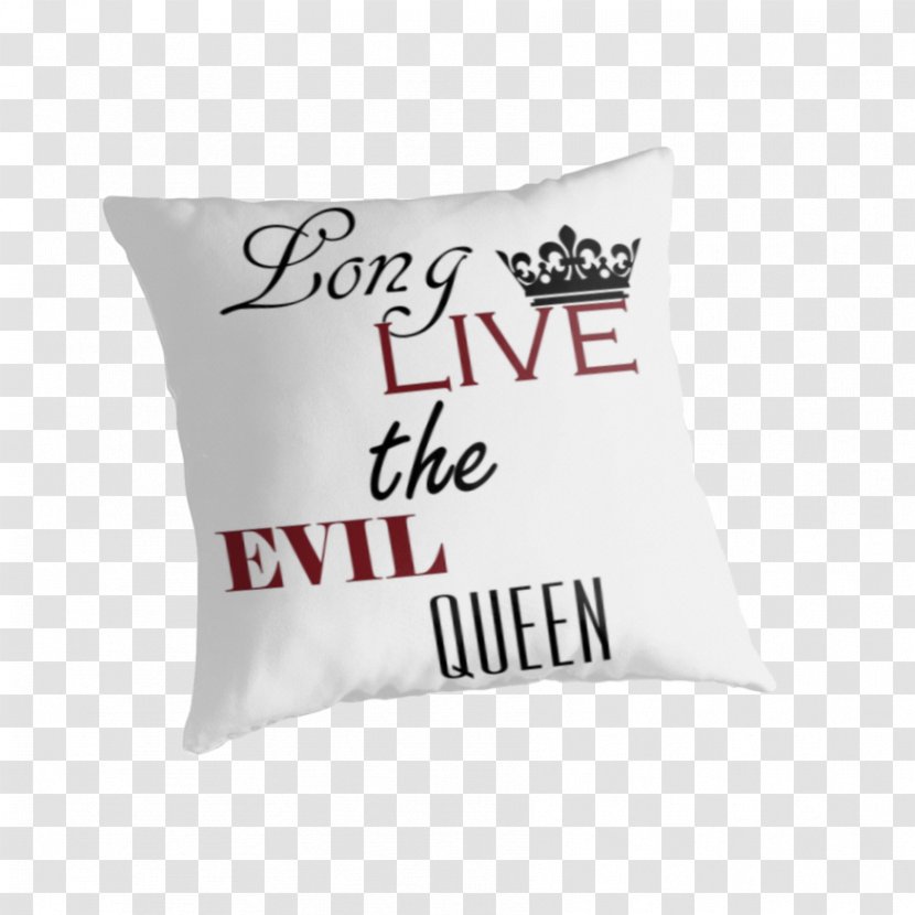 Throw Pillows Cushion Textile Font - Evil Queen Once Upon A Time Transparent PNG