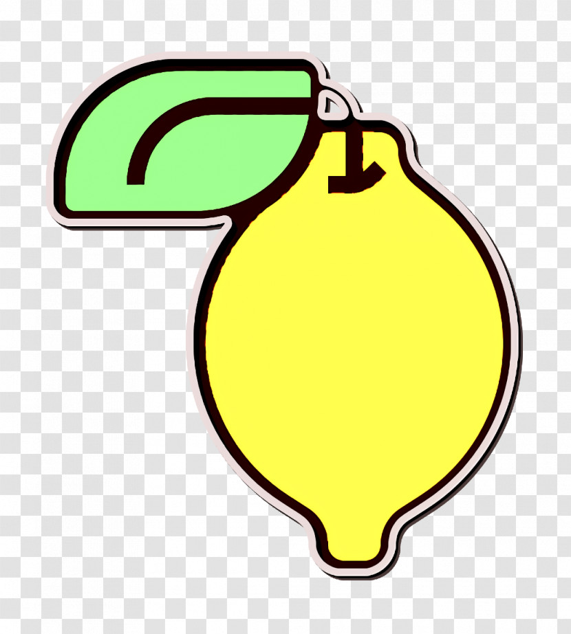 Lemon Icon Fruit And Vegetable Icon Transparent PNG