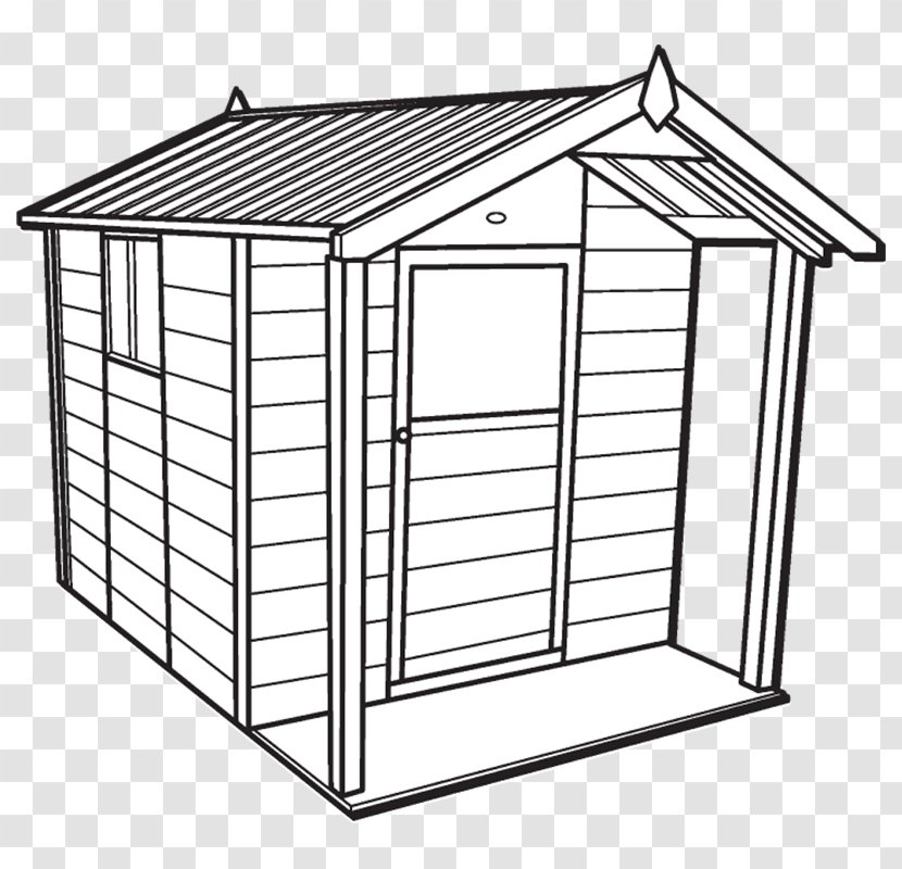 Roof Line Product Design Shed Angle - Structure - Bathroom Cubby Shelf Transparent PNG