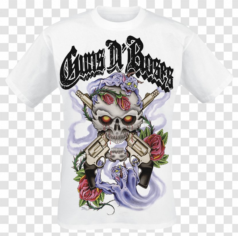Guns N' Roses T-shirt EMP Merchandising Appetite For Destruction - Cartoon Transparent PNG