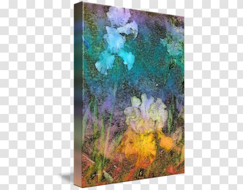 Watercolor Painting Irises Acrylic Paint - Resin - Iris Transparent PNG