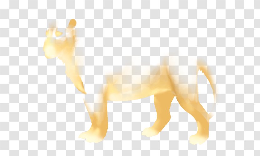 Lion Cat Dog Canidae Yellow - Tail Transparent PNG