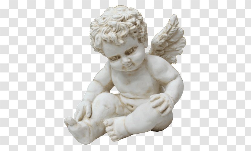 Cherub Guardian Angel Infant Statue - Demon - Angels Transparent PNG