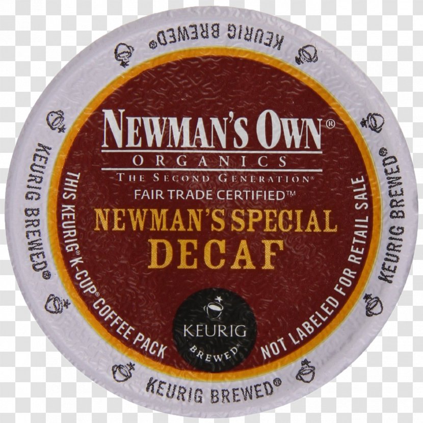 Coffee Newman's Own Tea Organic Food Keurig - Label Transparent PNG