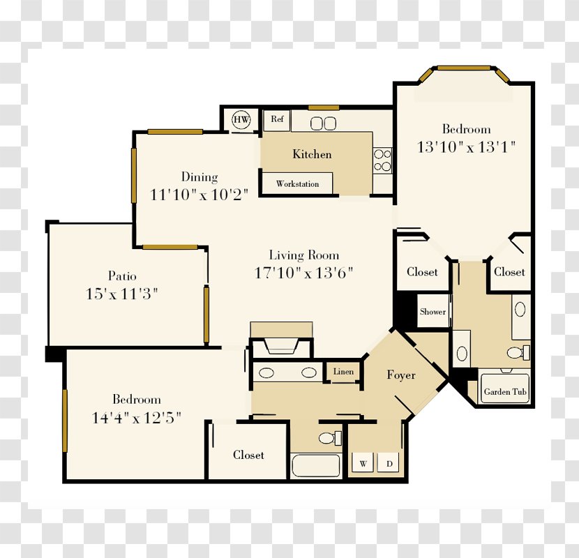 Floor Plan Line Angle - Text Transparent PNG