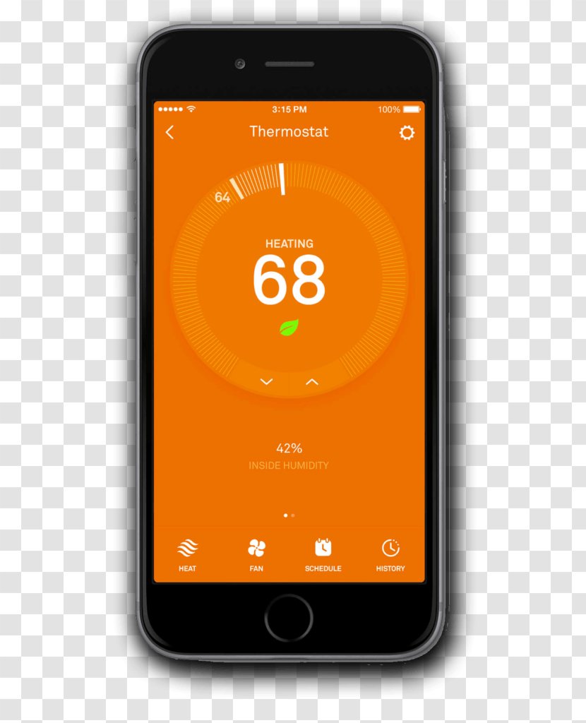 Nest Learning Thermostat Smart Labs Arracal, Inc - House - Stage Lighting Instrument Transparent PNG