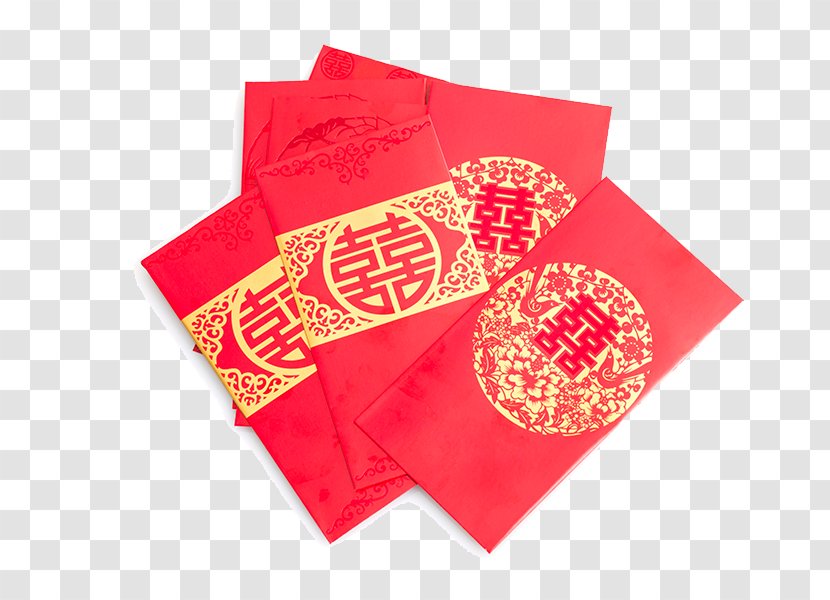 Red Envelope Wedding Download - Marriage - Chinese New Year Packets Transparent PNG