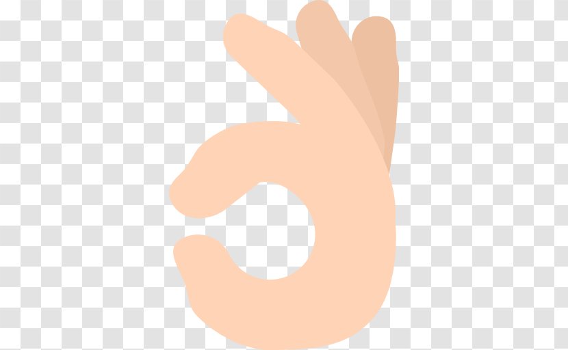 OK Gesture Emoji Thumb Clip Art Hand - Transparent Transparent PNG