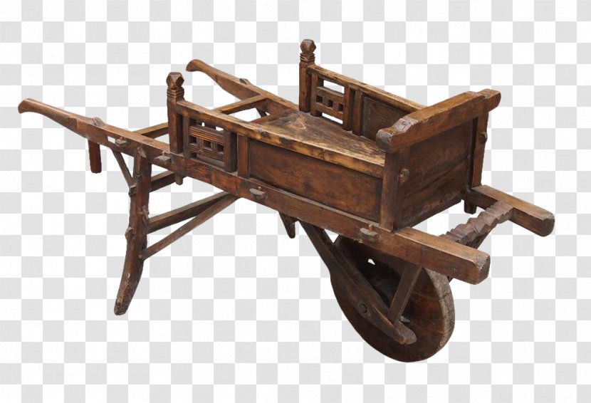 Wheelbarrow Hand Truck Ox Cart Wood - Table Transparent PNG