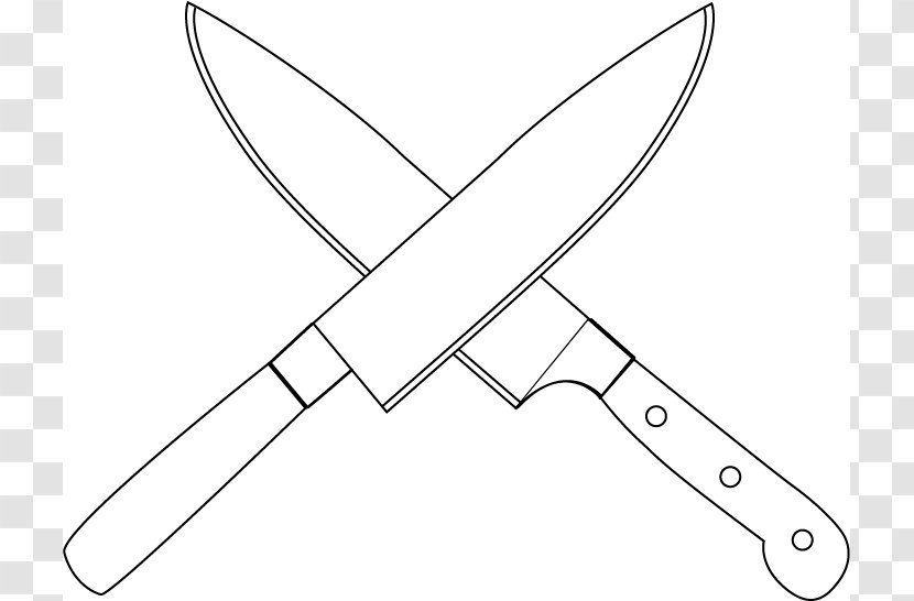 Kitchen Knife Chefs Fork Clip Art - Chef Cliparts Transparent PNG