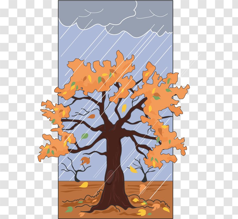 Season Illustration Year Image - Trunk - Automne Transparent PNG