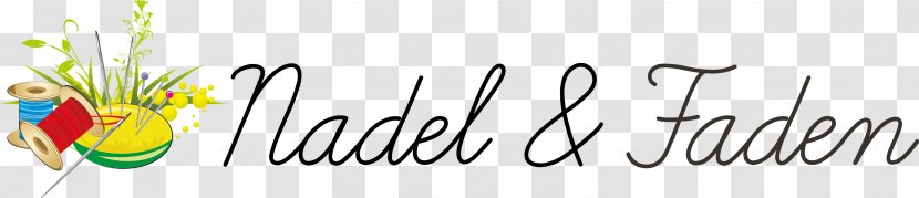 Logo Font Design Brand Line - Flower - Needle And Thread Transparent PNG