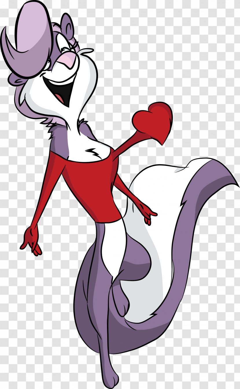 Fifi La Fume Cartoon Bugs Bunny Heart - Flower Transparent PNG