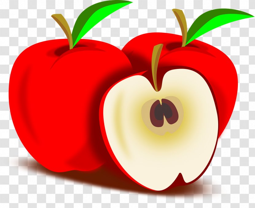 Apple Organic Food Vegetarian Cuisine Fruit - Drink Transparent PNG