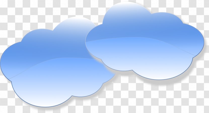 Clip Art - Blue - Cloud Vector Transparent PNG