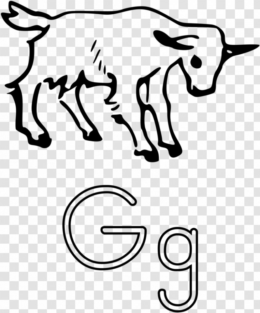 Pygmy Goat G Is For Black Bengal Clip Art - Cattle Like Mammal Transparent PNG