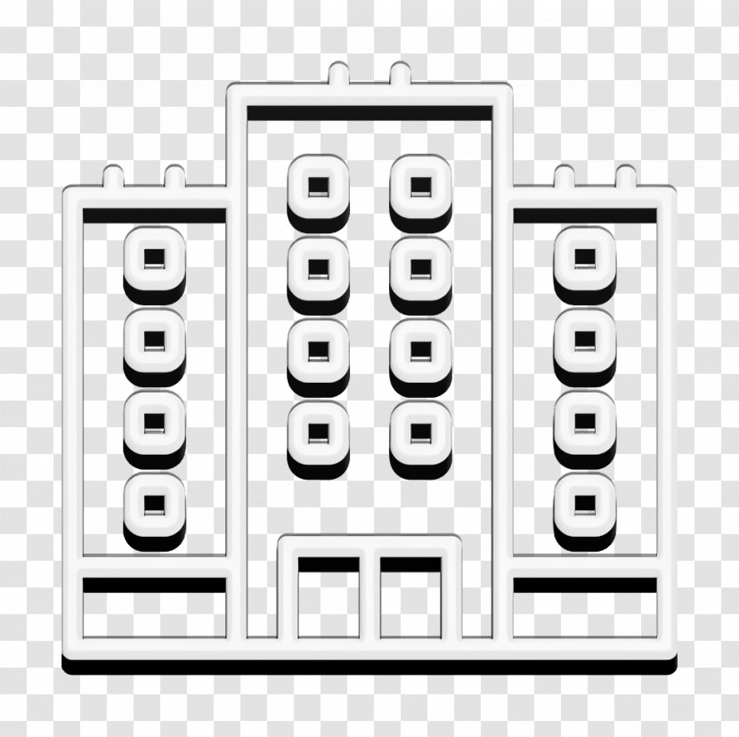 Town Icon Hotel Services Icon Building Icon Transparent PNG