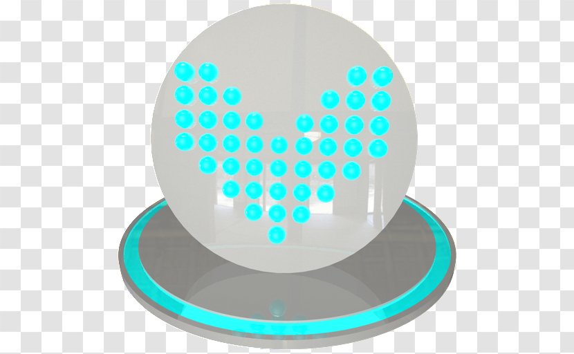 Turquoise Circle Pattern Transparent PNG