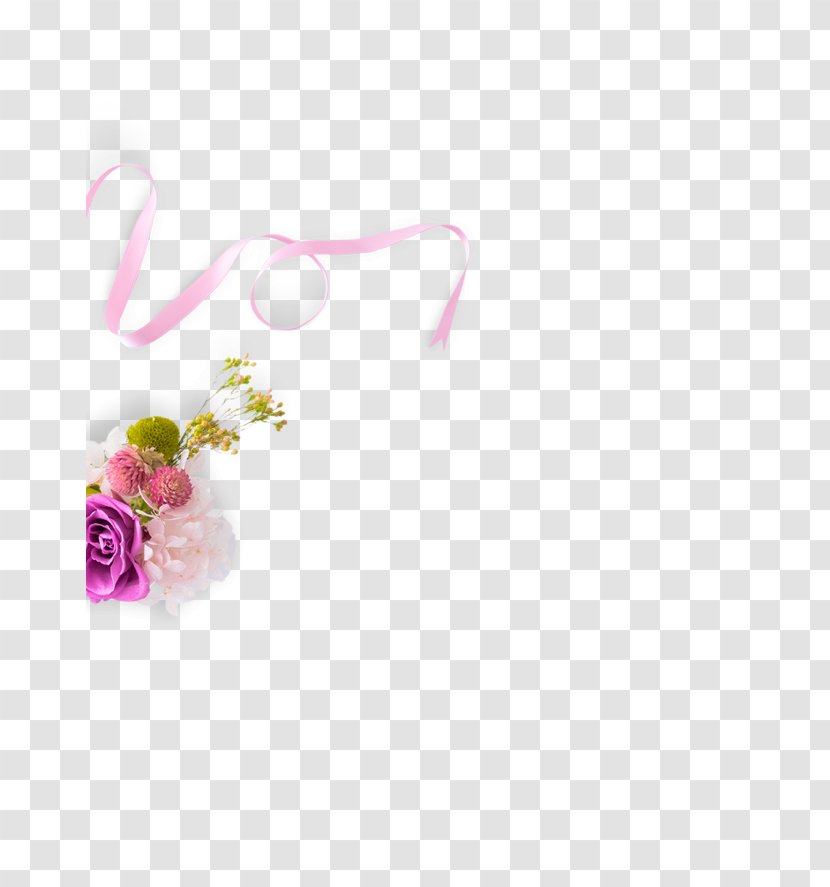 Petal Clip Art - Pink - Ribbon Transparent PNG