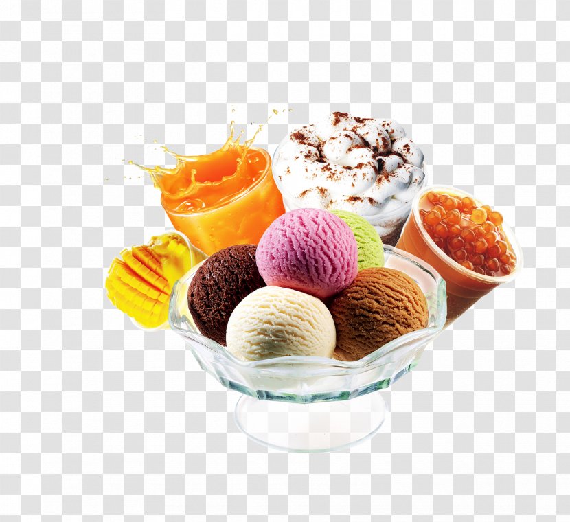 Ice Cream Cone Scoop Cake - Gelato Transparent PNG
