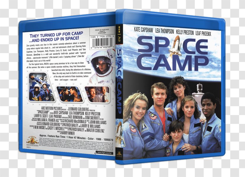 Blu-ray Disc Space Camp (Movie Fundraiser) United States Of America Film DVD - Kelly Preston - Dvd Transparent PNG