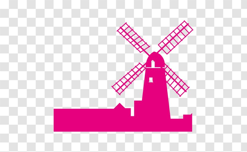 Netherlands Drawing Windmill Clip Art - Brand - Silhouette Transparent PNG