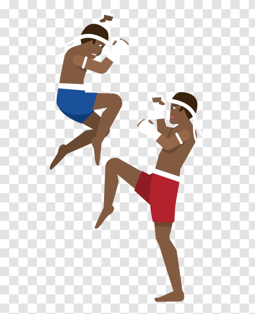 Vector Graphics Muay Thai Illustration Boxing - Capoeira Transparent PNG