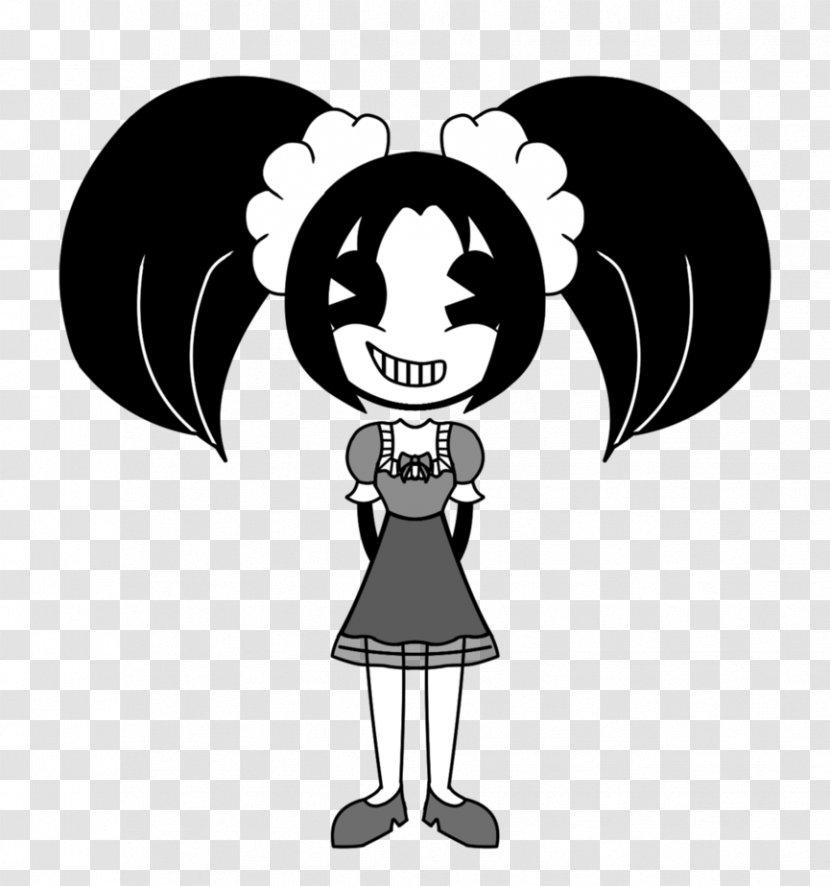 Bendy And The Ink Machine Drawing DeviantArt Digital Art - Silhouette - Heart Transparent PNG