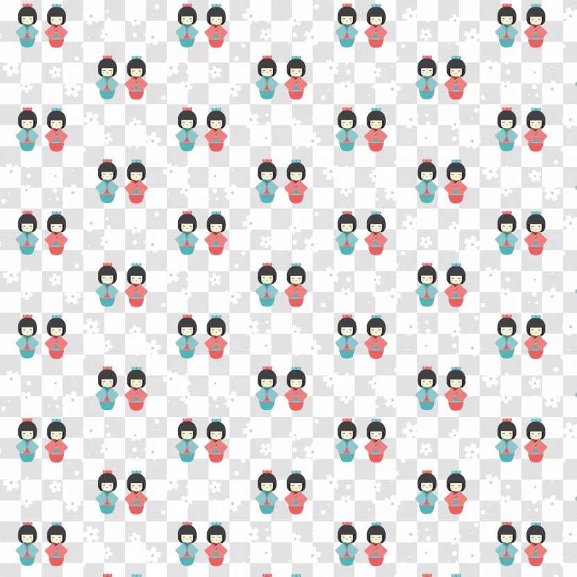 Japanese Dolls - Point - Vector Transparent PNG
