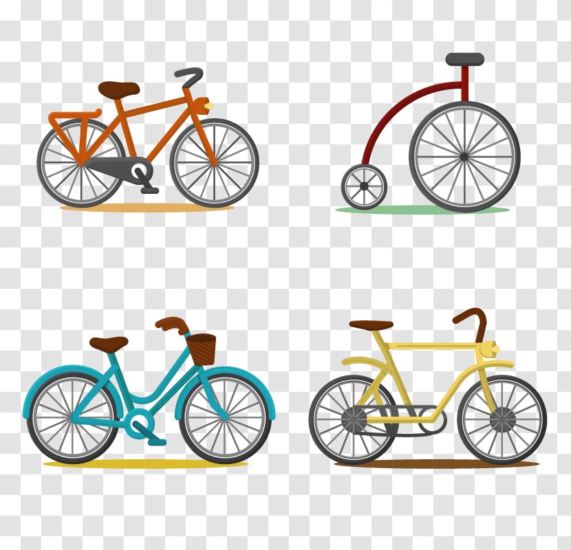 Bicycle Wheel Cycling - Bmx Bike - Vector Transparent PNG