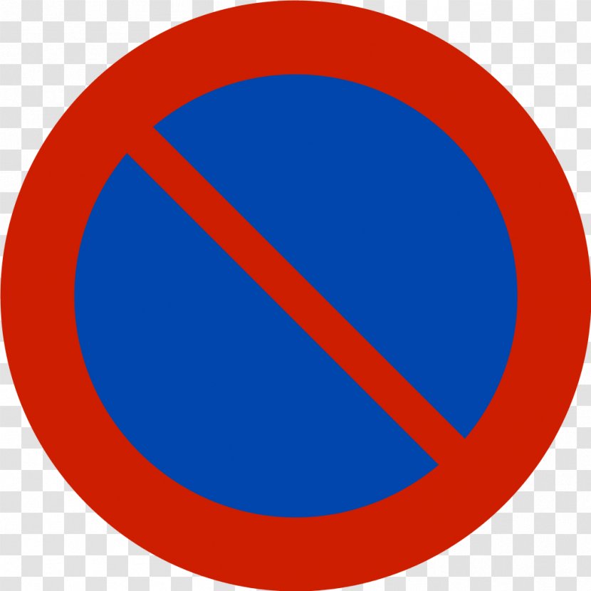 Traffic Sign Warning Road Stop - Blue Transparent PNG