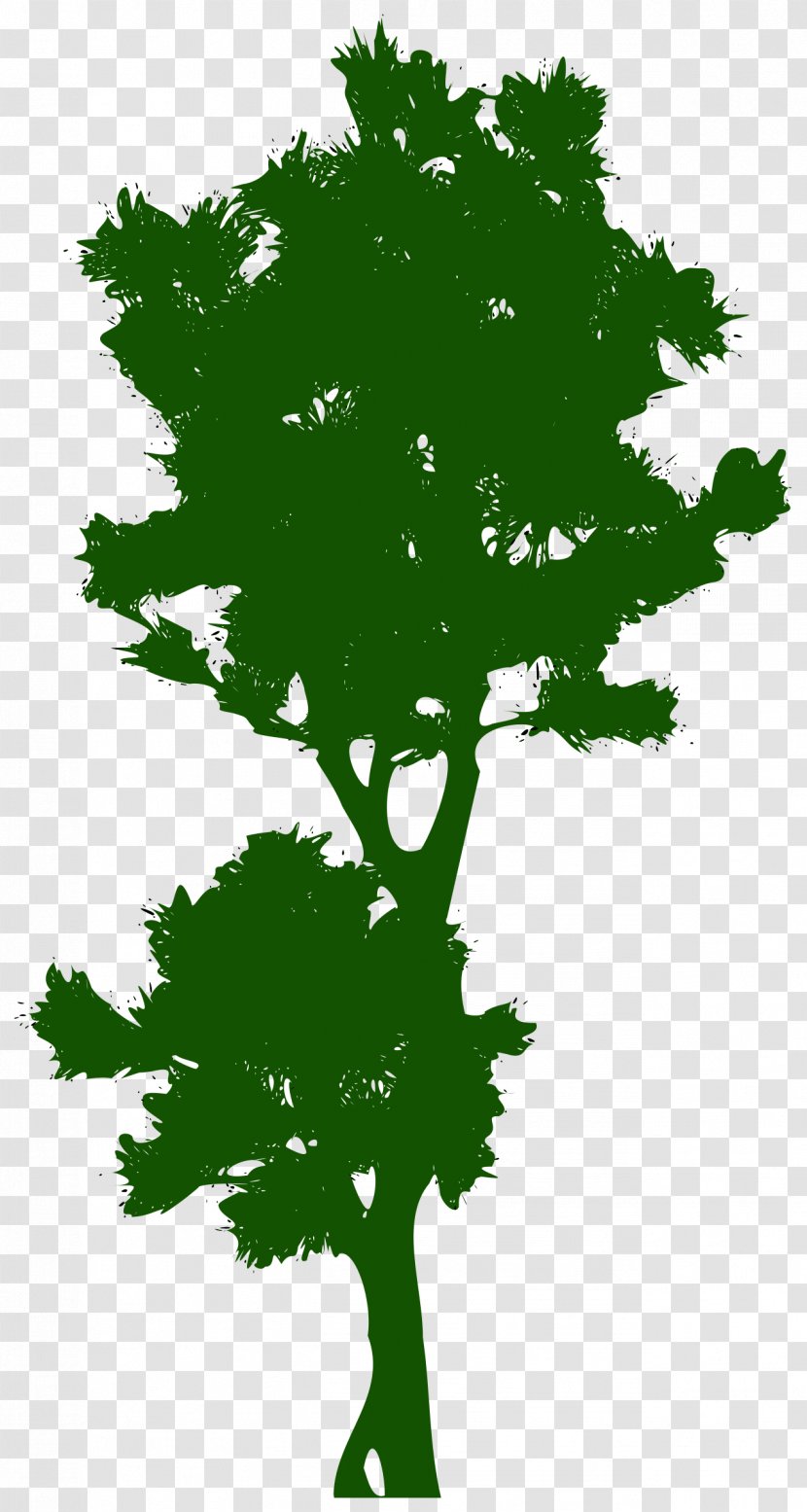 Tree Public Domain Clip Art - Silhouette - Tall Transparent PNG
