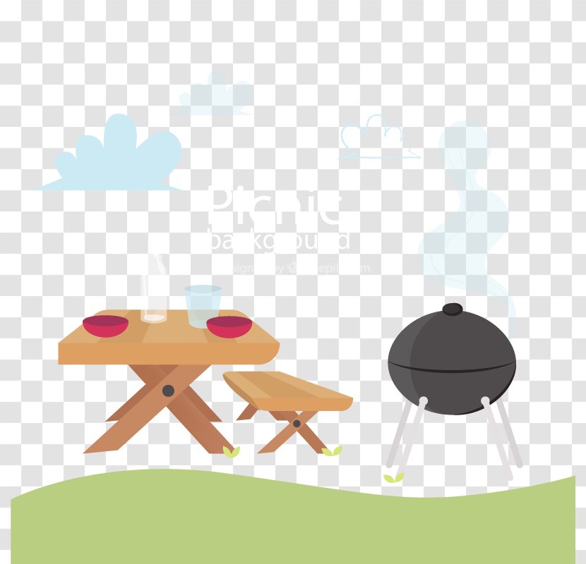 Barbecue Barbacoa Meat - Cartoon - Vector Transparent PNG